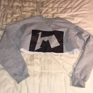 Cropped sweatshirt